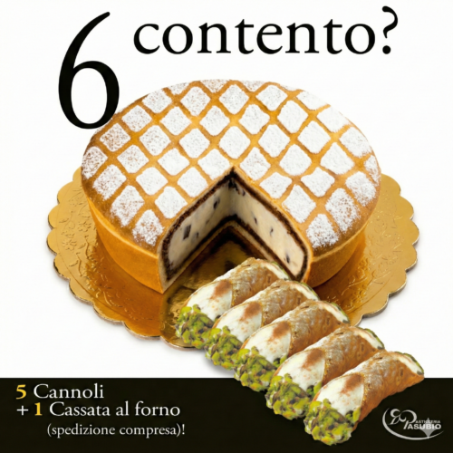 cassata al forno e cannoli