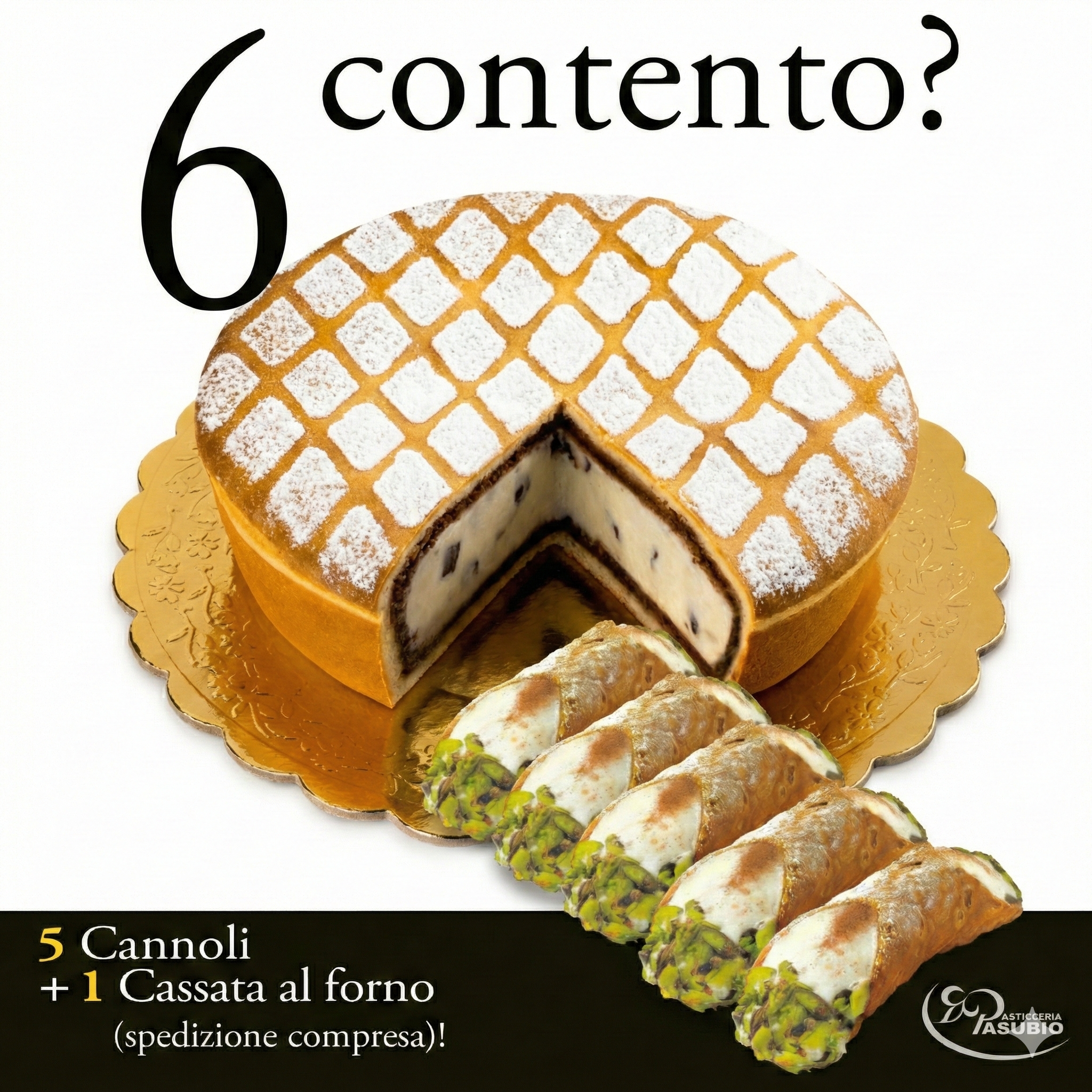 cassata al forno e cannoli